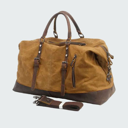 BowLift | Valour Canvas & Leather Travel Duffle Bag – 35L