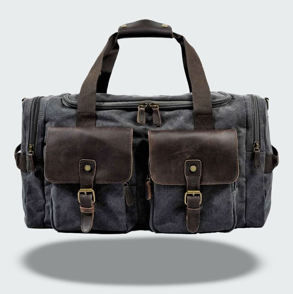 Skanto | Vanguard Waxed Canvas & Leather Travel Duffle – 36,5L