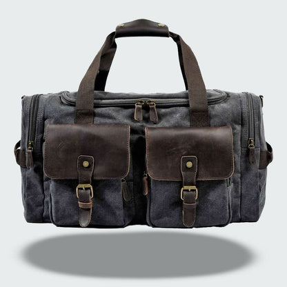 Skanto | Vanguard Waxed Canvas & Leather Travel Duffle – 36,5L