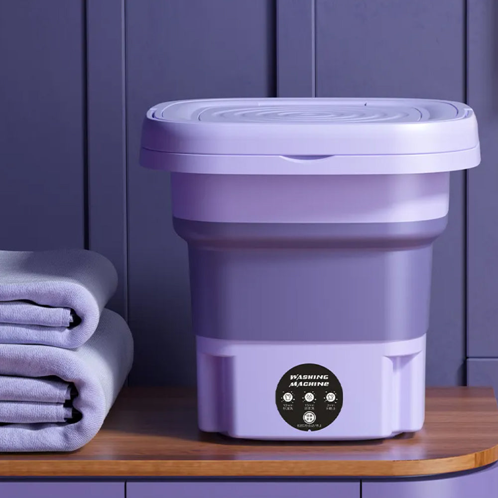 Portable and Foldable Washing Machine with Drying Function | Skanto