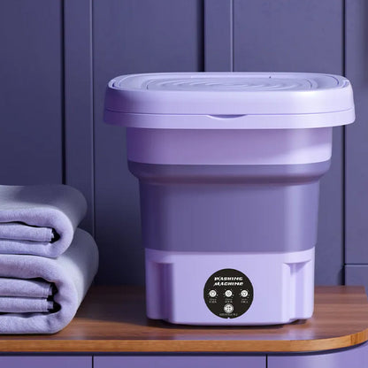 Portable and Foldable Washing Machine with Drying Function | Skanto