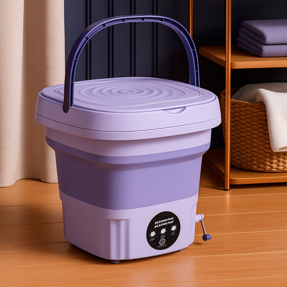 Portable and Foldable Washing Machine with Drying Function | Skanto