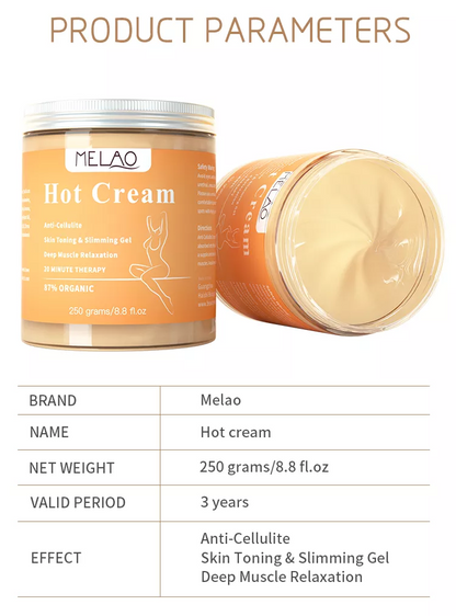 BowLift | Ultimate Shape Cream – boosts fat burning – reduces cellulite – wall clock