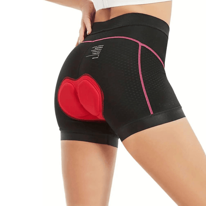 Women's cycling shorts with 4D gel padding
