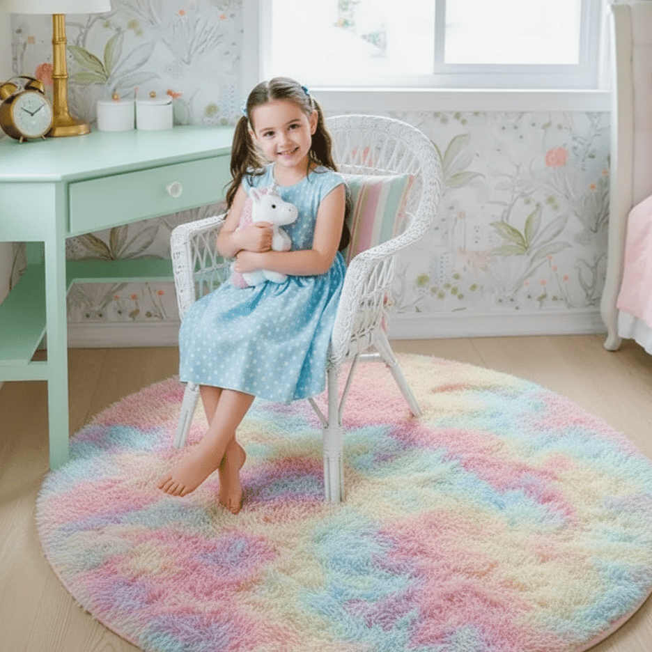 Skanto | Plush, Fluffy Rug for Cozy Living Room and Bedroom