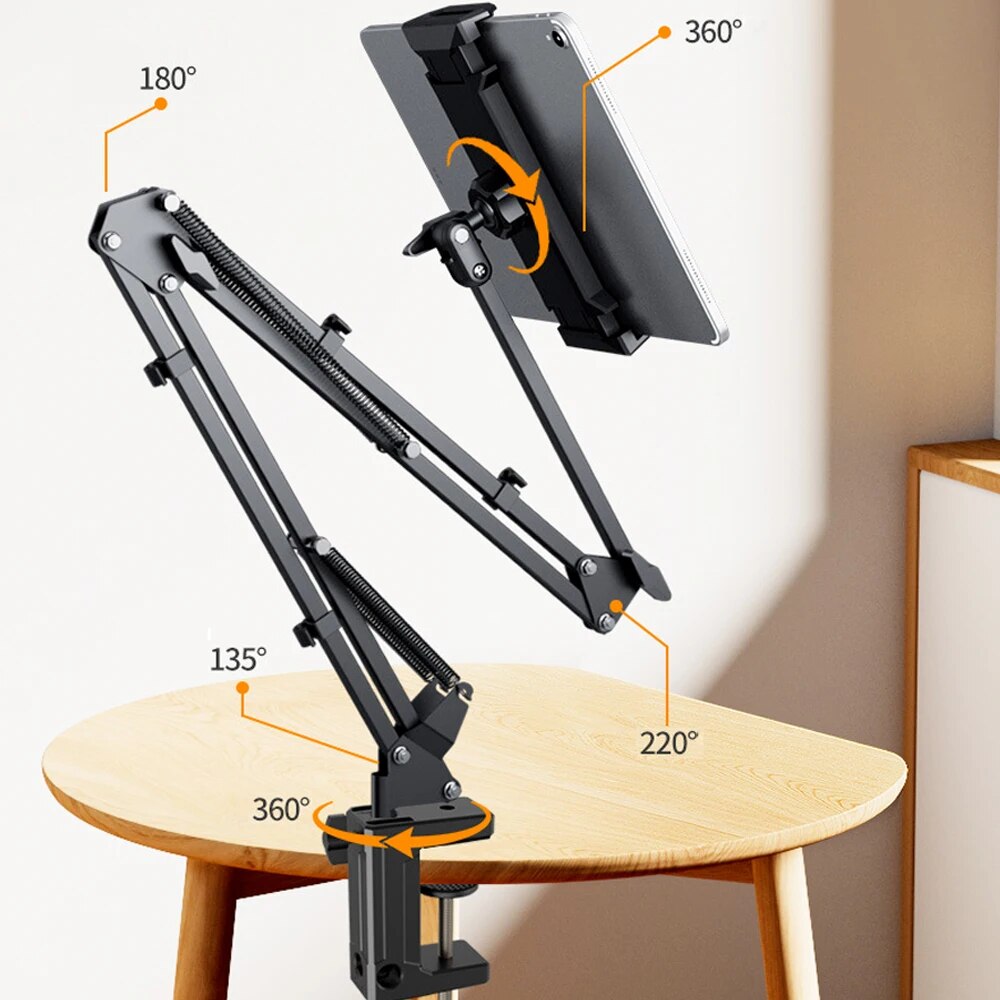 BowLift | Bettina – Adjustable Tablet Holder Stand for Bed, Desk & Couch | Ergonomic & Universal Fit