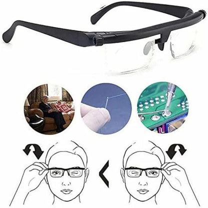 Adjustable focus glasses for near and far | Bowlift