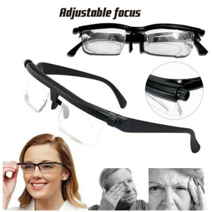 Adjustable focus glasses for near and far | Bowlift