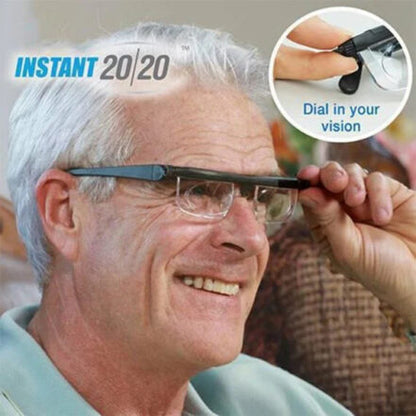 Adjustable focus glasses for near and far | Bowlift