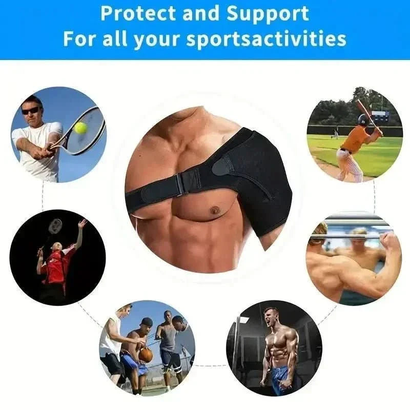 Skanto | Adjustable Shoulder Brace with Pressure Pad for Optimal Stability