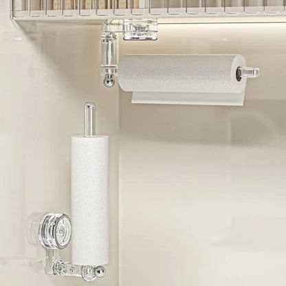 BowLift | Kitchen roll holder with vacuum suction cup – Drill-free & reusable