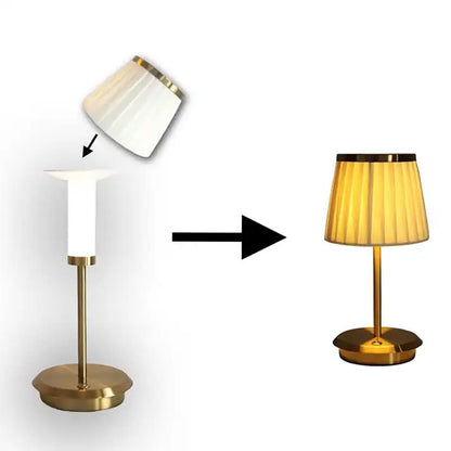 Skanto | Vintage Elegant Dimmable Table Lamp