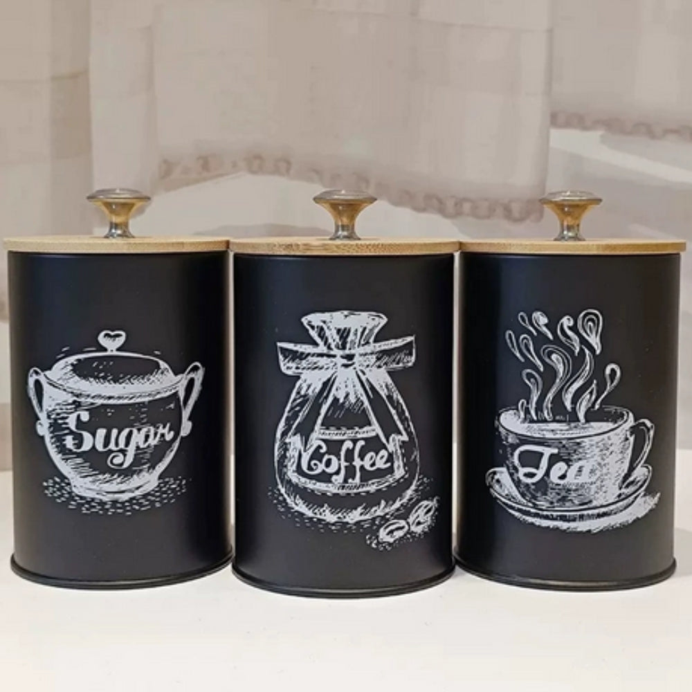 Skanto | Iron Airtight Storage Container | 3 pc Set