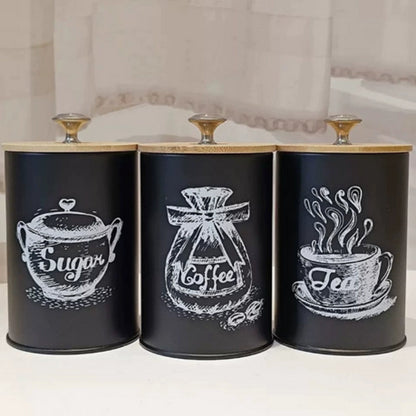 Skanto | Iron Airtight Storage Container | 3 pc Set