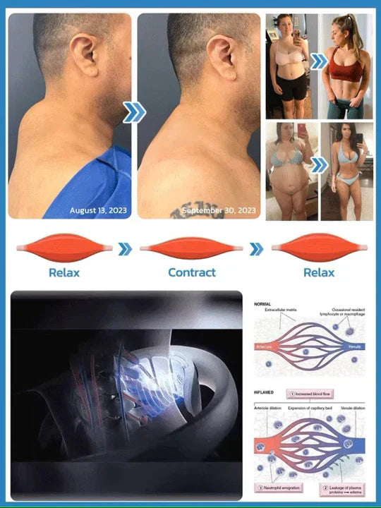 BowLift | Vitalize Ultrasound Lymphatic Drainage Equipment for Cellulite and Fat Reduction Muscle Relaxation