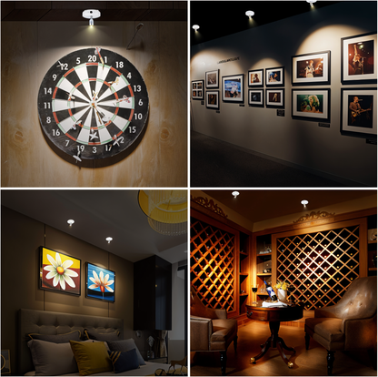 Skanto | VividBeam | Mini Dimmable LED Spotlight | Wireless Accent Lighting for Home and Office