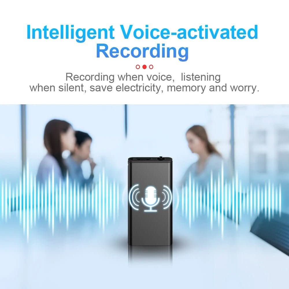 BowLift | Ultra-light Dictaphone with Voice Activation & 32 GB Storage