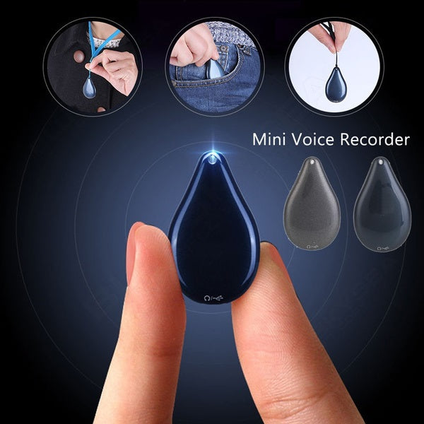BowLift | Keychain Voice Recorder – 100-Hour Memory, Portable & Discreet