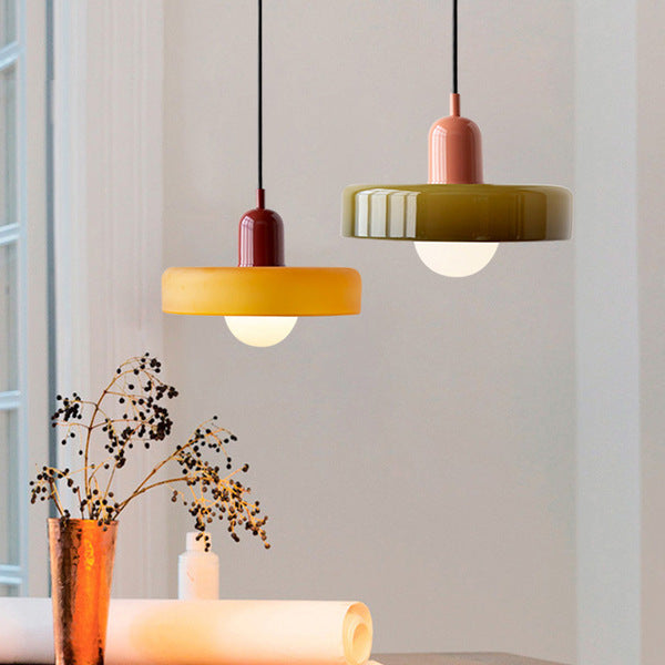 Colored Glass Pendant Light - BauLume | Karnz