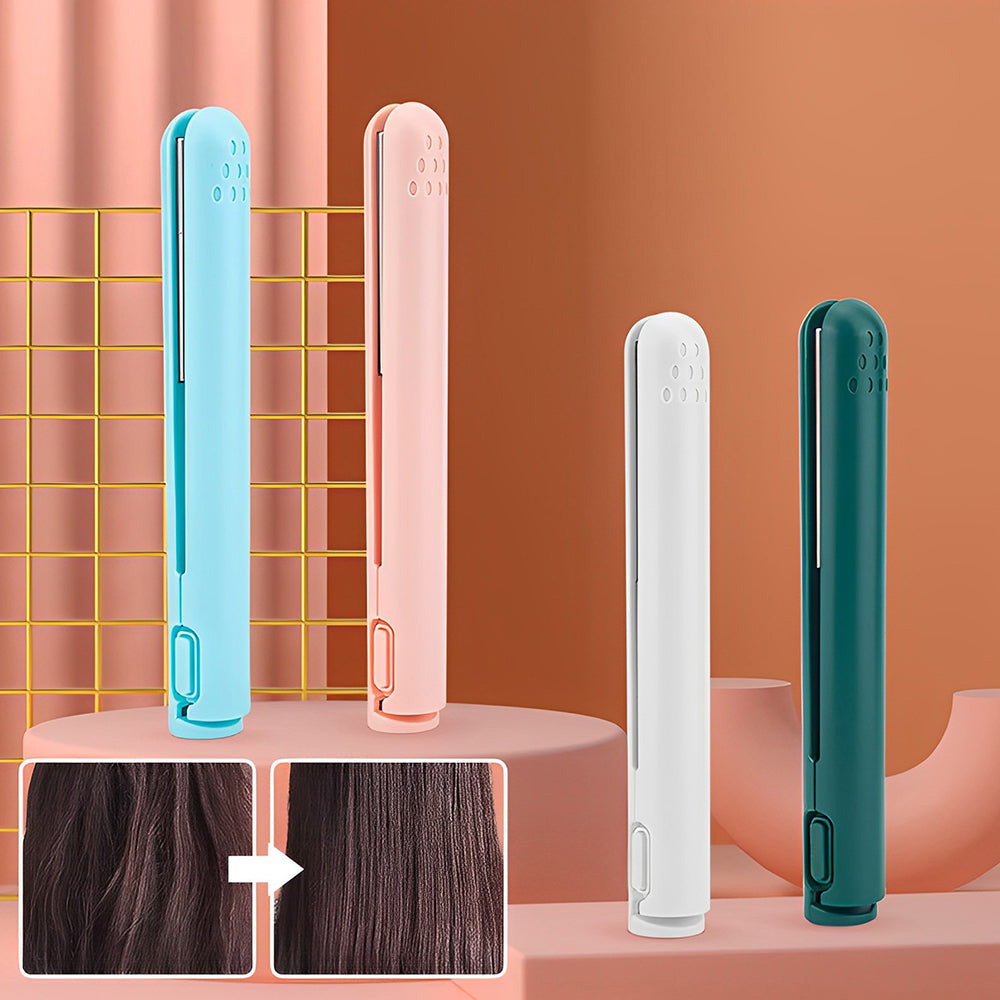 Mini curling iron with dual purpose