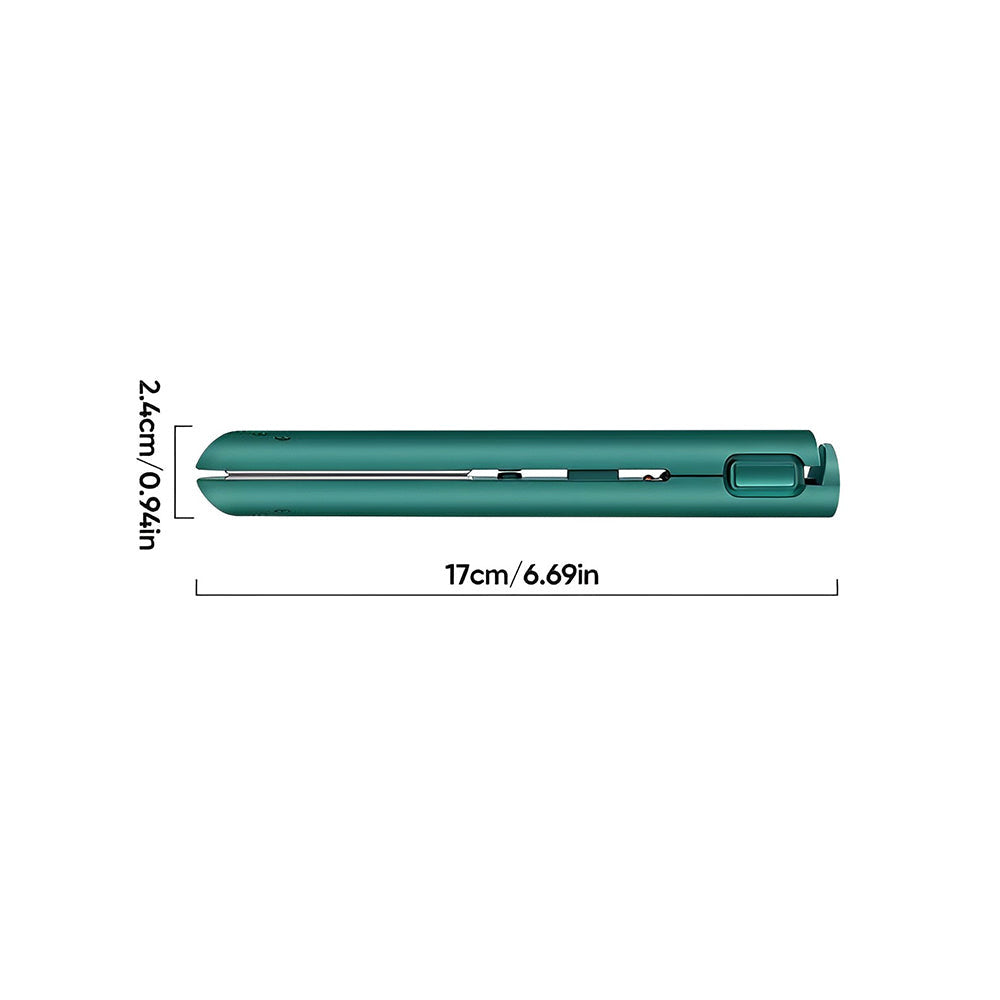 Mini curling iron with dual purpose