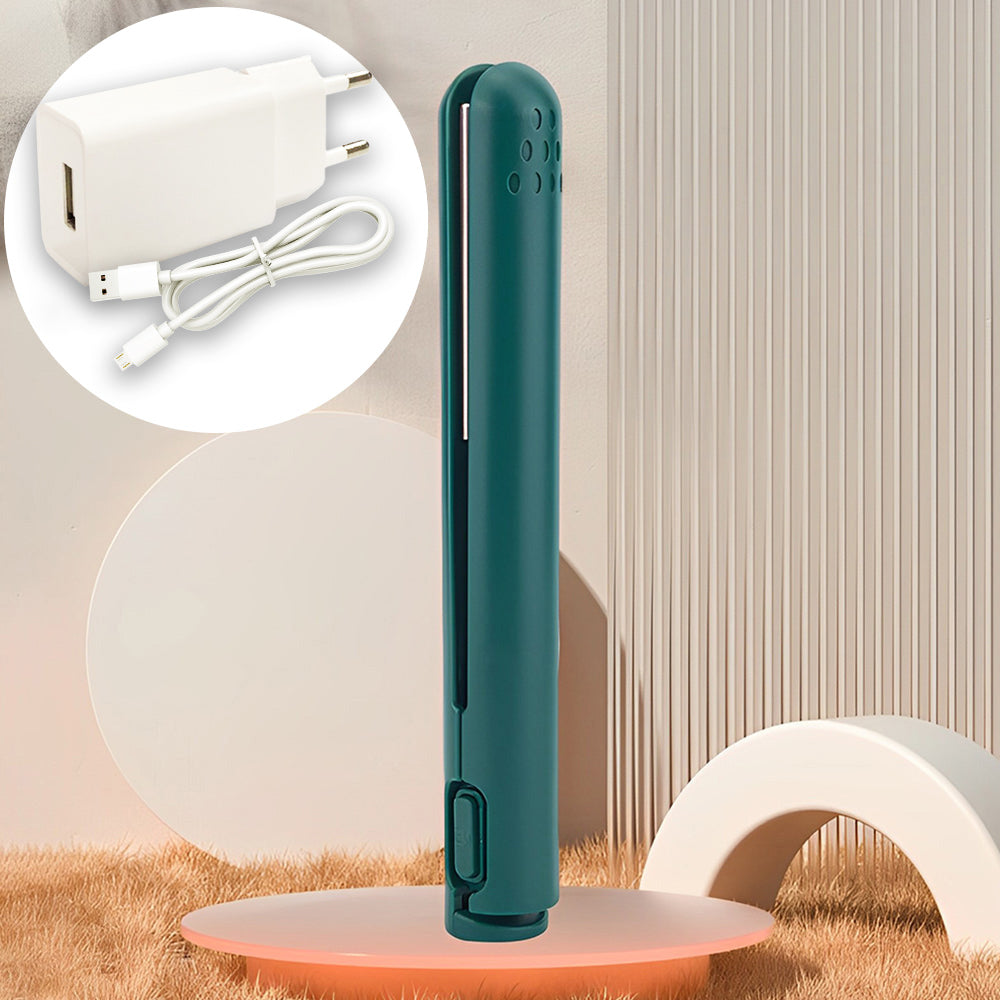 Mini curling iron with dual purpose