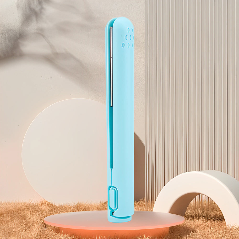 Mini curling iron with dual purpose