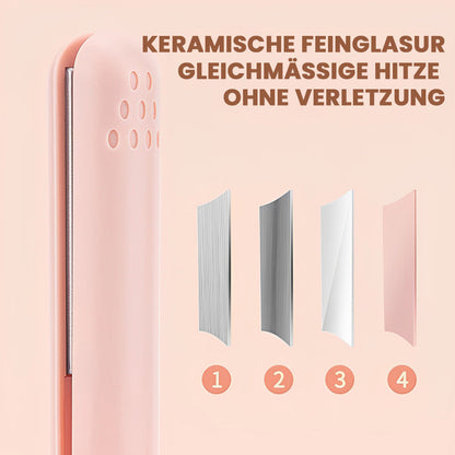 Mini curling iron with dual purpose