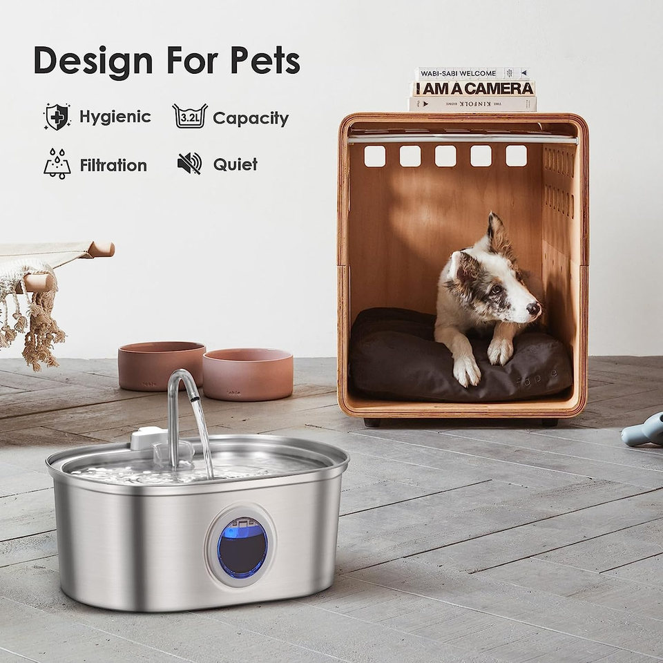 Skanto | Stainless Steel Water Fountain 3.2L