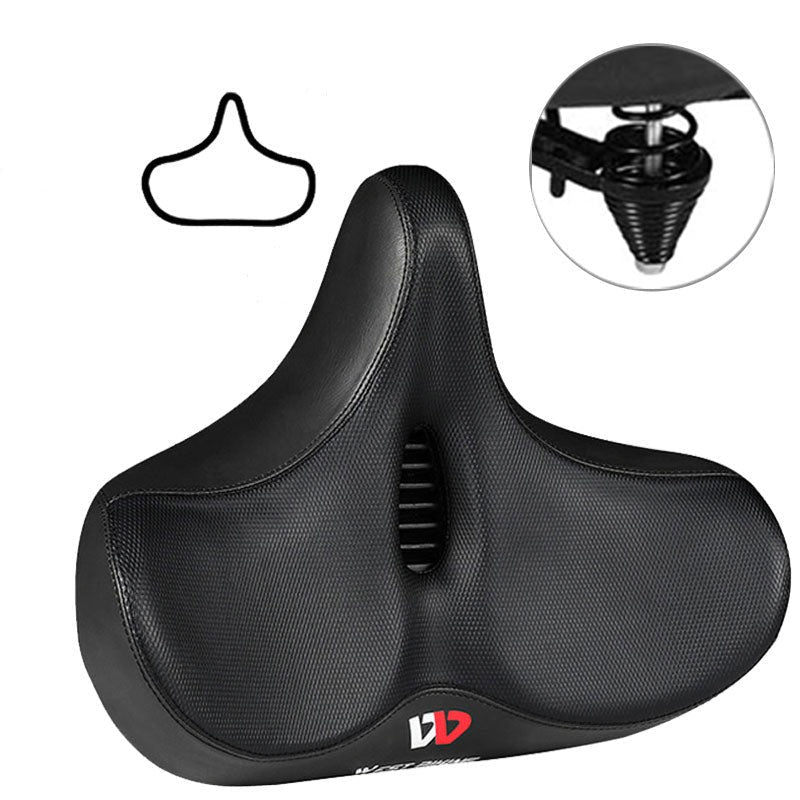 Skanto | RideEase - Extra Wide & Breathable Comfortable Bicycle Saddle, Ergonomic Bike Seat