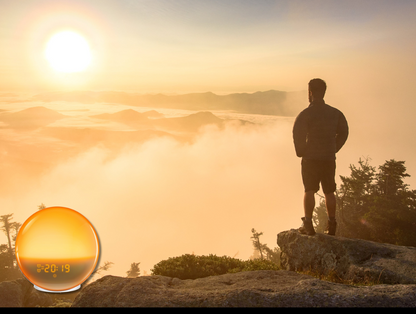Skanto | GlowRise Natural Sunrise Alarm Clock with Sunrise & Sunset Simulation