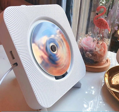 Skanto | Portable CD Player | Bluetooth, USB and FM Radio | White