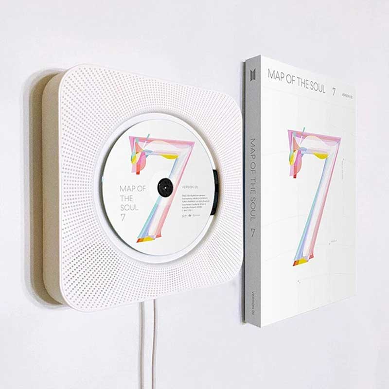 Skanto | Portable CD Player | Bluetooth, USB and FM Radio | White