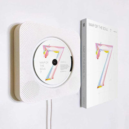 Skanto | Portable CD Player | Bluetooth, USB and FM Radio | White