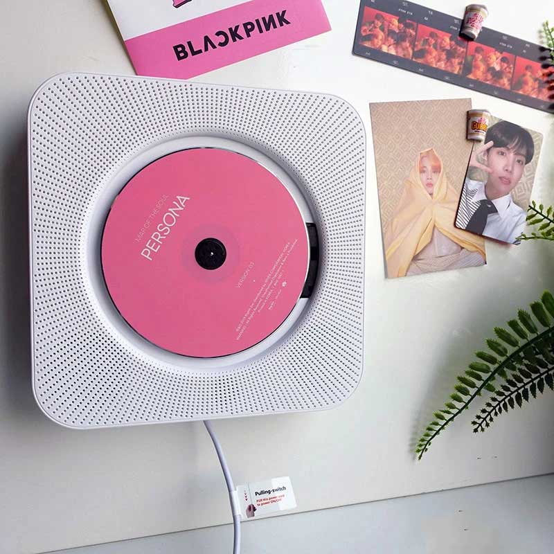 Skanto | Portable CD Player | Bluetooth, USB and FM Radio | White