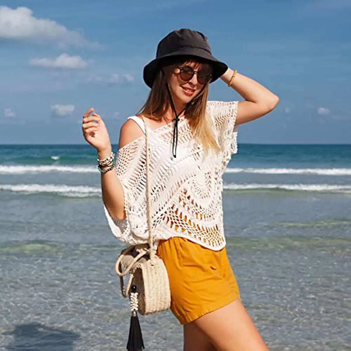 Skanto | Brisa | Waterproof Foldable Bucket Hat | SPF 50+ Wide Brim Sun Hat | Safe in the Sun