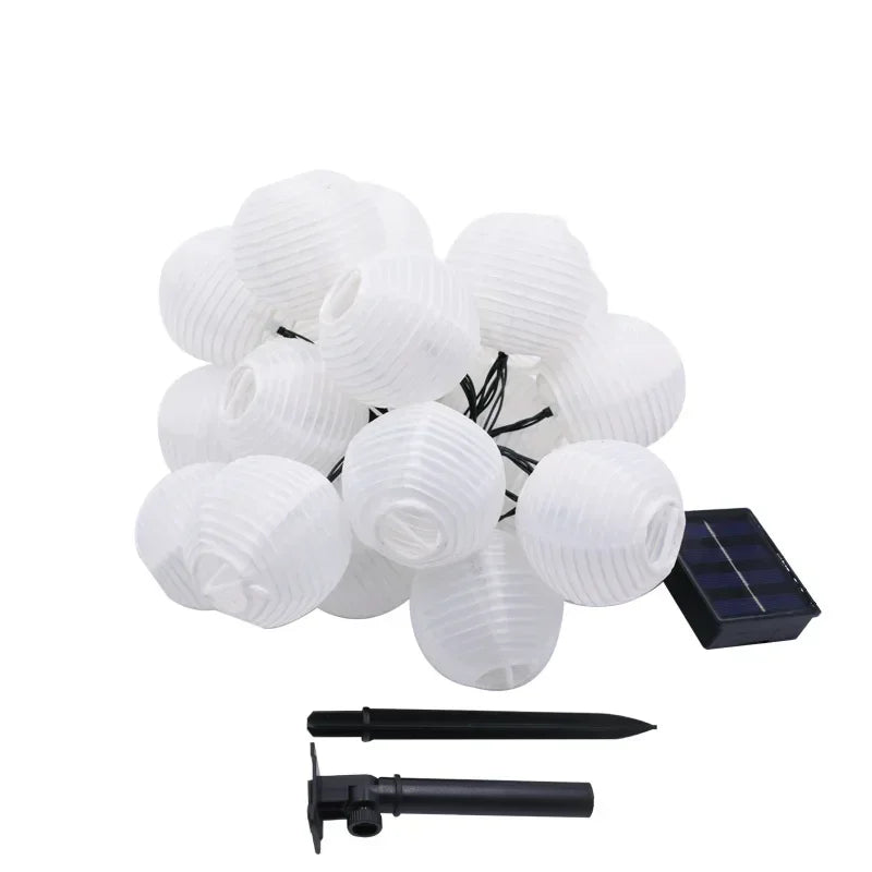 Solar Lantern String Lights for Outdoor Use – Colorful Lanterns for Garden and Patio Lighting | Karnz