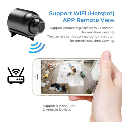 Skanto | Waterproof HD Mini Camera with Night Vision and Wide-Angle Lens IP WiFi 1080P HD 160° Wide Angle