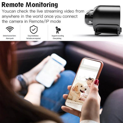 Skanto | Waterproof HD Mini Camera with Night Vision and Wide-Angle Lens IP WiFi 1080P HD 160° Wide Angle
