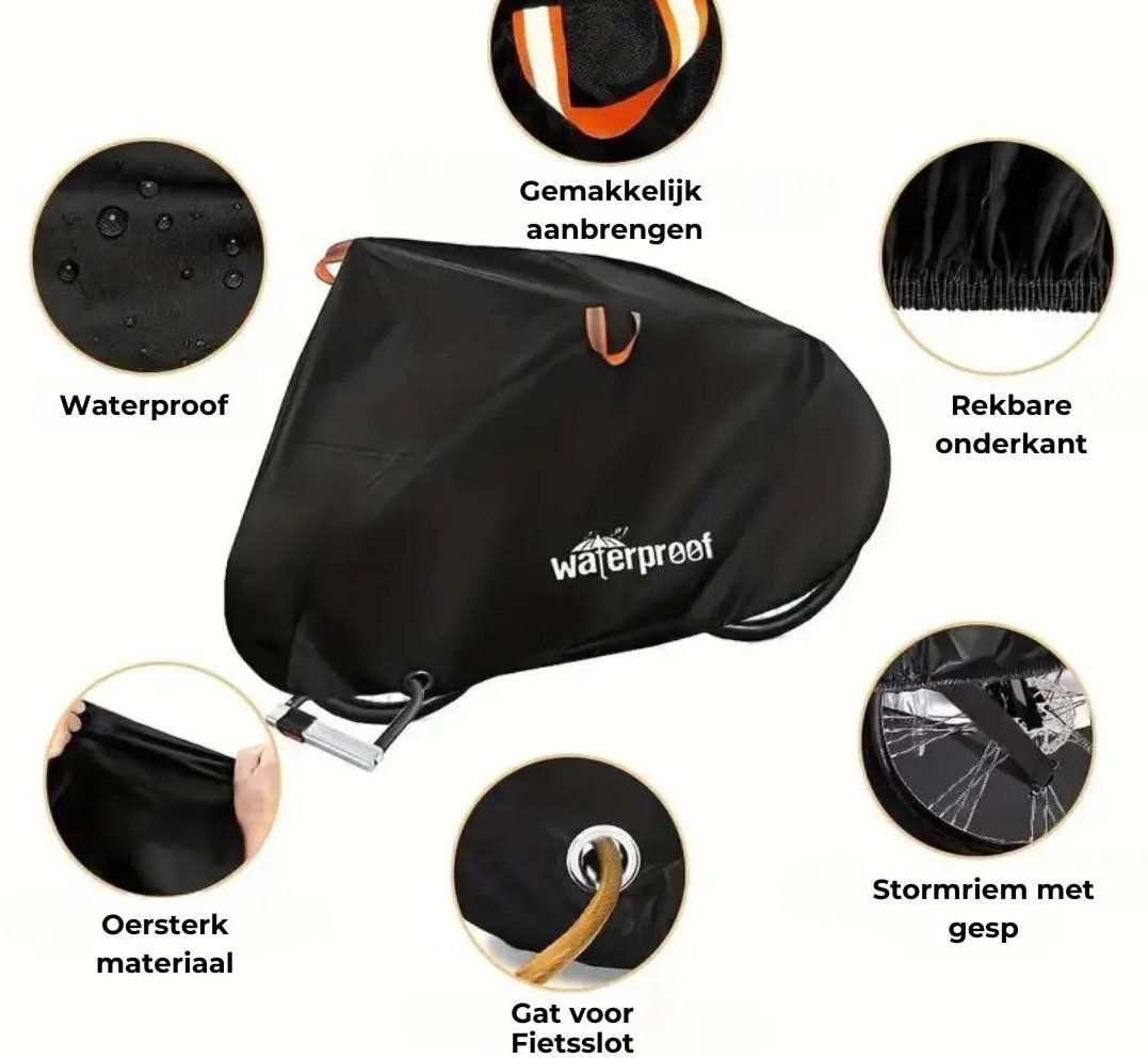 Skanto | Weatherproof Bicycle Cover – Waterproof Bike Bag with UV Coating and Lock Hole