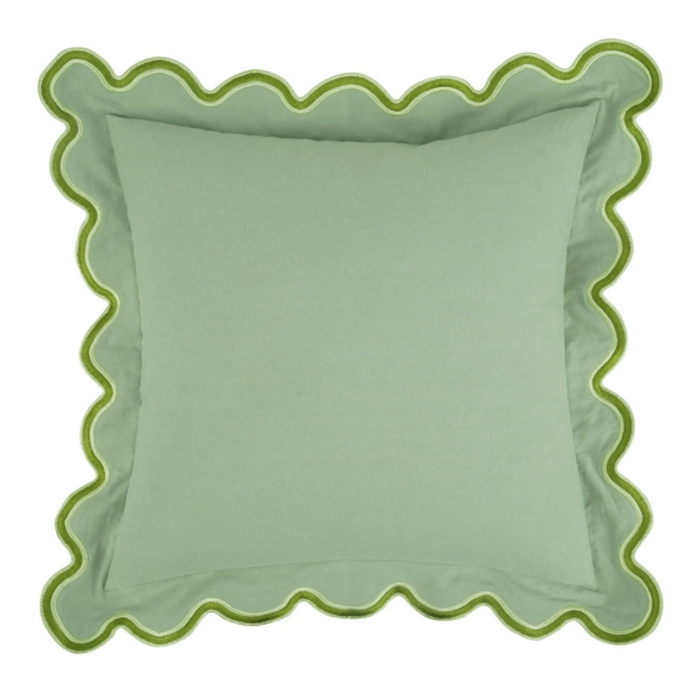 BowLift | Wave Edge Cotton Cushion Cover