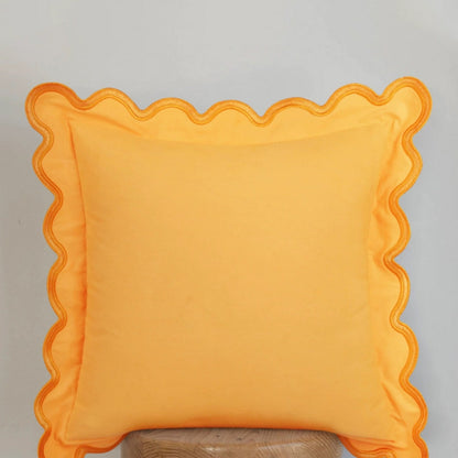 BowLift | Wave Edge Cotton Cushion Cover