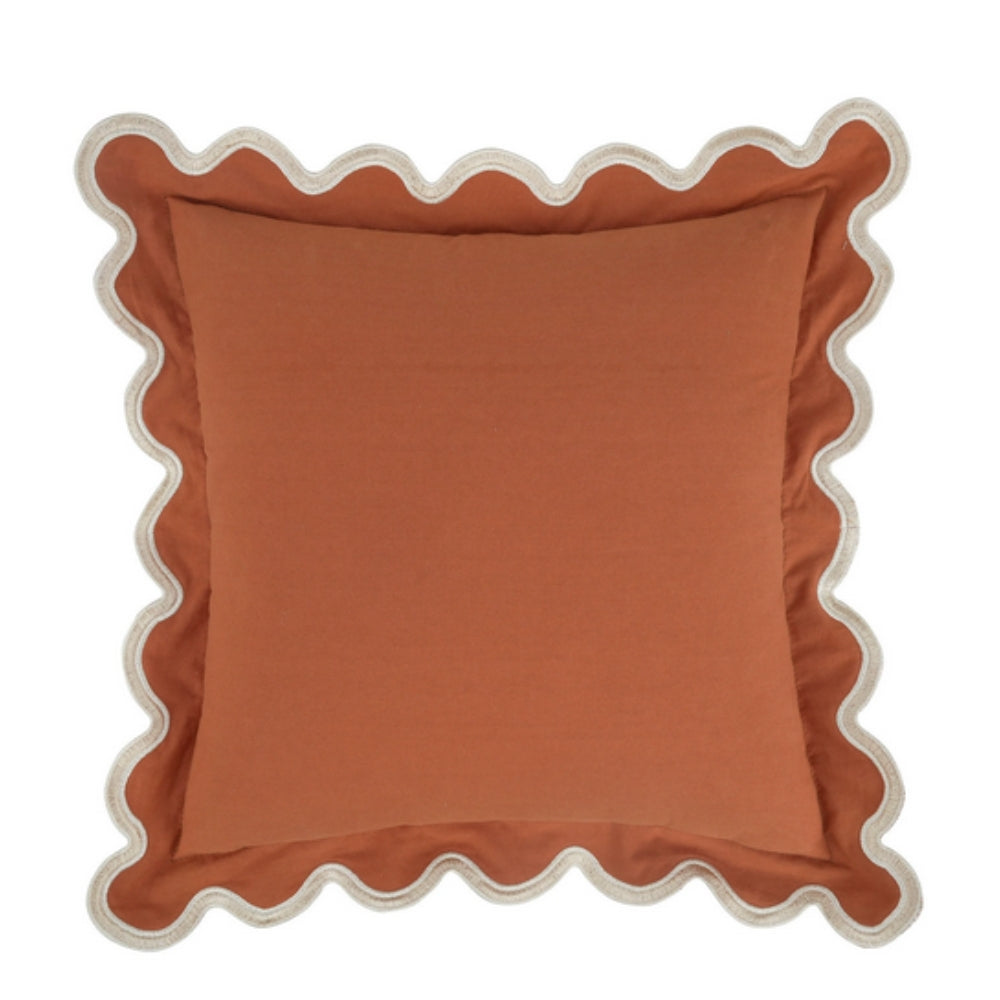 BowLift | Wave Edge Cotton Cushion Cover