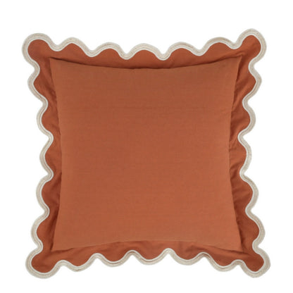 BowLift | Wave Edge Cotton Cushion Cover