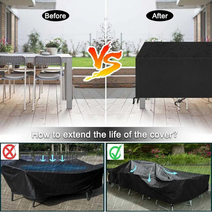 BowLift | weather protection for outdoor lounge and dining sets