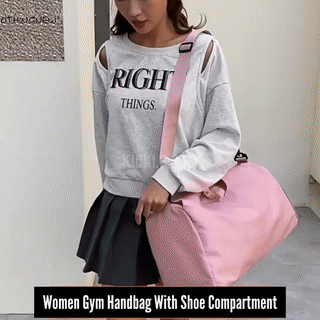 BowLift | Women Gym Handbag With Shoe Compartment