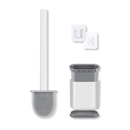Silicone toilet brush