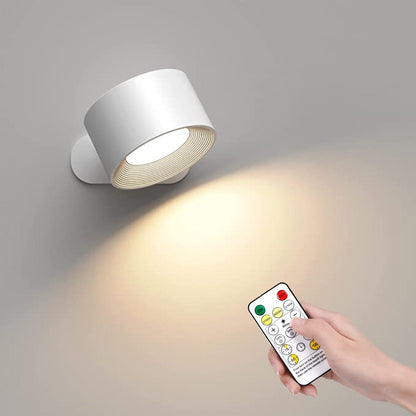 Skanto | Eternity Glow – Wireless LED Wall Lamp with Remote Control and Timer