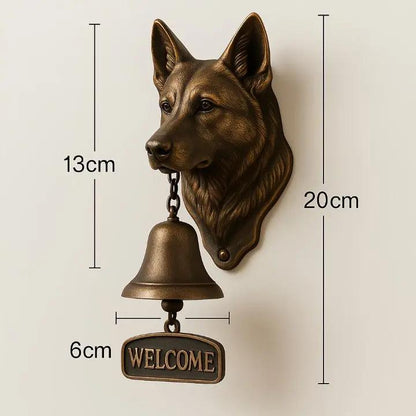 BowLift | Welcome Bell HerderKlank – Handmade Cast Iron Doorbell with Dog