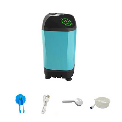 BowLift | Portable Camping Shower with Pump – USB Rechargeable, 4400mAh Battery, Compact & Easy Setup